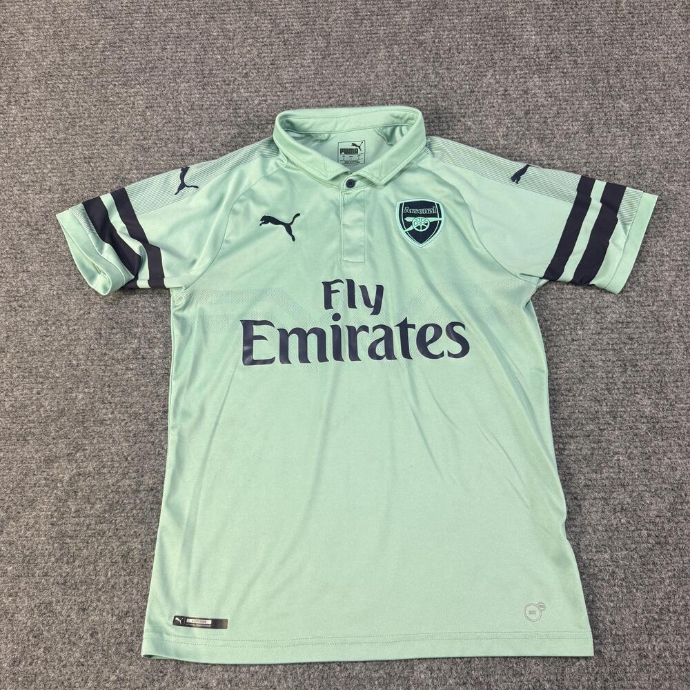 Arsenal Shirt Jersey Mens Small Mint Green Soccer Puma Fly Emirates DryCell